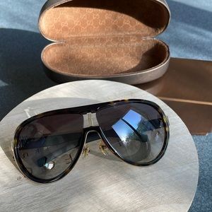 Gucci brown sunglasses